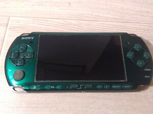 【M636】 SONY PlayStation Portable PSP-3000 グリーン プレイステーションポータブル ソニー