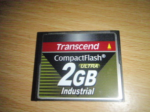 T002-01-01 Transcend製CFカード　ULTRA 2GB Industrial