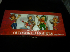 未使用　OLD WORLD FIGURES　4体入りセット　ハンドペイント