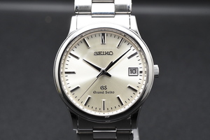 箱付・美品 SEIKO GS Grand Seiko Ref:8J56-7000 セイコー グランドセイコー デイト クォーツ メンズ 腕時計 ■30456