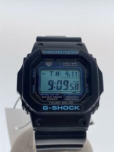 CASIO◆ソーラー腕時計・G-SHOCK/デジタル/ラバー/BLK