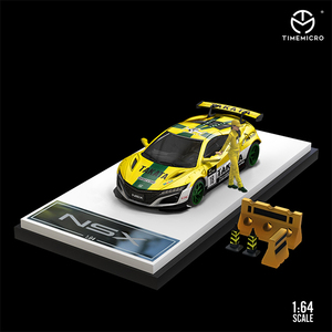 1/64　Time Micro　HONDA　NSX　TAKATA　フィギュア付き　ホンダ　timemicro　タイムマイクロ　ミニカー●Ｍ６８