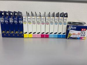 EPSONプリンターインク増量とうもろこし、6色セット1箱、バラブラック5箱、その他5色各2箱、ブラック箱なし１個