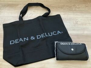 新品!!DEAN&DELUCA☆トートバッグ Lサイズ エコバッグ ブラック☆ディーン&デルーカ ディーンアンドデルーカ