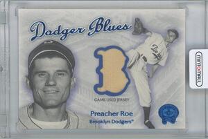 【PREACHER ROE(Brooklyn Dodgers)】2001 FLEER Greats of the Game Dodger Blues Jerseys