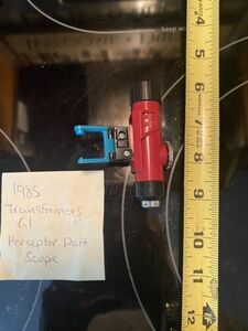 VTG 1985 Takara Hasbro Transformers G1 PERCEPTOR SIGHT SCOPE Accessory Part 海外 即決