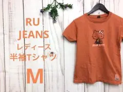 RU JEANS アールユージーンズ レディース 半袖Tシャツ ハローキティ