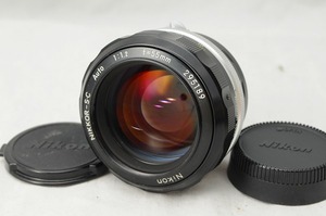 ★銘玉★ニコン Nikon NIKKOR-S.C Auto 55mm F1.2 非Ai 単焦点 大口径 標準レンズ Fマウント/#3076