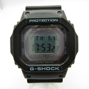 T1045☆【SALE】CASIO G-SHOCK デジタル タフソーラー マルチバンド6 GW-M5610BA【3159】GW-M5610BA-1JF カシオ Gショック 中古品【時計】