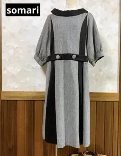 オシャレウォーカー　somari　クラシカルレトロ配色ワンピース♡