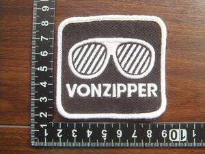 ■新品Ｕ.Ｓ.ボンジッパー【VONZIPPER】輸入刺繍ワッペン①枚限定■