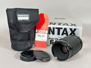 美品 動作確認済 PENTAX SMC PENTAX-A 645 MACRO 120mm F4 カメラ レンズ ソフトケース付 箱付