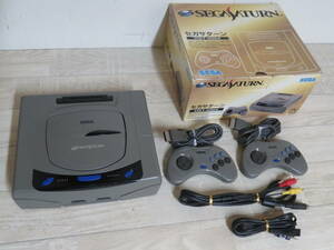 美品! 新品同様 SEGA セガ SEGASATURN セガサターン HST-3210 ゲーム機 本体 コントローラー/元箱付き 室内保管品 