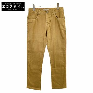 Loro Piana ロロピアーナ FAI1288 ブラウン リネン×コットン RELAXED FIT ロングパンツ ブラウン 31 ボトムス リネン メンズ 中古