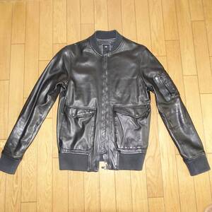 maharishi MA-1 Leather Jacket S マハリシ