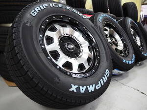 BELLISSI D10SS 17inch 8.0J 6H139.7 +20 GRIP MAX ICE-X SUV 265/65R17 プラド ハイラックス ハイラックスサーフ トライトン