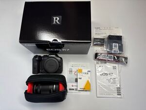 ［新品開封品］Canon EOS R7 ボディとレンズ(中古美品)のセット