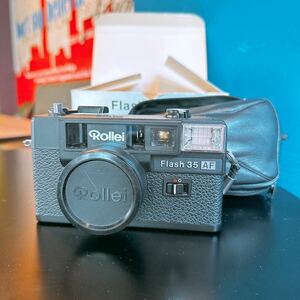 【フィルムカメラ】Rollei ローライ Flash35 AF II コンパクトカメラ 箱 説明書 ケース付き