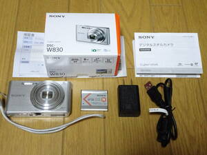 SONY　DSC-W830　動作美品　取説元箱付き　ワンオーナー　1円スタート