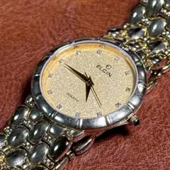 A148 希少 稼働品 ELGIN エルジン ゴールドカラー　fk-294