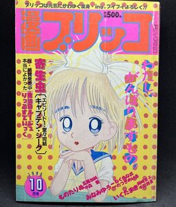 漫画ブリッコ 1985年10月号 白夜書房 西秋ぐりん 中森愛 ものたりぬ ねぐらなお 中田雅喜 のつぎめいる いくたまき 五藤加純 岡崎京子