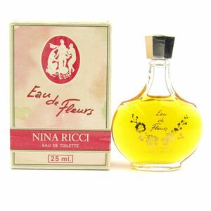 ニナリッチ 香水 オードフルール オードトワレ EDT 残半量以上 フレグランス CO レディース 25mlサイズ NINA RICCI