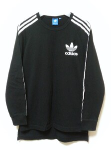 adidas アディダス　ロングスリーブ Tシャツ ブラック　長袖Tシャツ