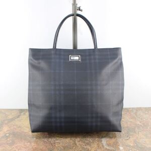 BURBERRY LONDON CHECK PATTERNED HAND BAG MADE IN ITALY/バーバリーロンドンチェック柄ハンドバッグ