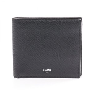 セリーヌ バイフォールドウォレット ブランドオフ CELINE レザー 二つ折り財布 レザー 中古 メンズ