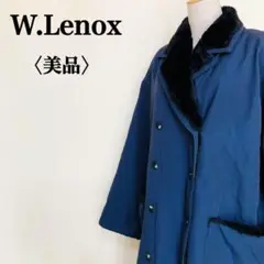 【美品】w.Lenox　エコファー 裏ボアロングコート 肉厚 オーバーサイズ
