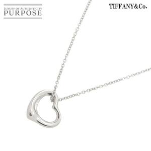 ティファニー TIFFANY&Co. オープンハート 10.7mm ネックレス 40cm Pt プラチナ Necklace 90233055