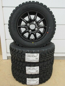 新品4本セット★ヨコハマジオランダーM/T★145/80R12★145R12★軽バン軽トラ キャリー エブリー ハイゼット クリッパー サンバー バモス★G