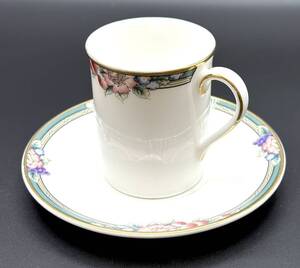 ROYAL DOULTON ロイヤルドルトンORCHARD HILL カップ ソーサー 花柄 金縁 エスプレッソ ブランド食器 洋食器■兵庫県姫路市から k3 24-2173