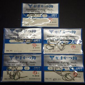 Gamakatsu がまかつ鈎 シマアジ 12号 合計32本セット ※カン付ヒネリ有 ※在庫品 (13g0102) ※クリックポスト