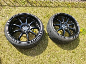 ワーク エモーション D9R 9.5J PCD100 ドリフト 86 BRZ 深リム