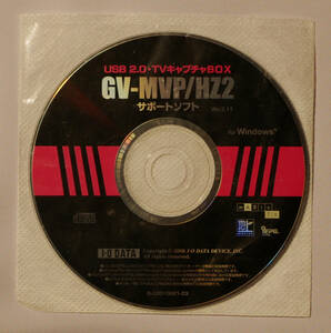 I-O DATA TVキャプチャBOX GV-MVP/HZ2 サポートソフトCD-ROM