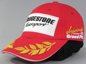 BRIDGESTONE Motorsport CAP ブリヂストン モータースポーツ キャップ 2004年 SUZUKA Grand Prix 鈴鹿サーキット グランプリ RED 赤 帽子