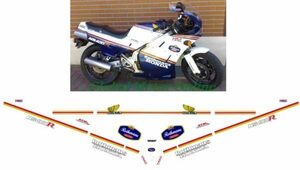 グラフィック デカール ステッカー 車体用 / ホンダ Honda NS400R / ロスマンズ レストア