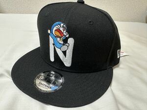 新品未使用　ニューエラ NEW ERA ドラえもん　コラボキャップ　9FIFTY サイズMEDIUM/LARGEブラック 黒