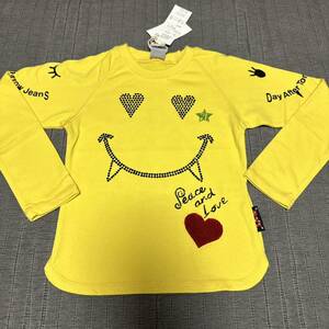 新品DATダット　スマイリースタッズ両プリ長袖TシャツロンT4095円130 サイズ色違い有り　女の子　キッズ　子供服