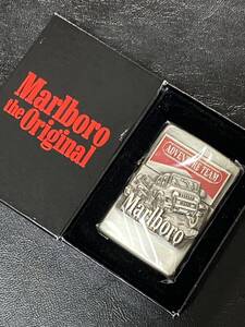 zippo Marlboro ADVENTURE TEAM 限定品 立体メタル ヴィンテージ 1997年製 ② マルボロ アドベンチャーチーム 専用ケース 保証書付き