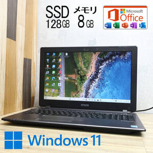 ★美品 高性能4世代i3！SSD128GB メモリ8GB★NJ3900E Core i3-4100M Webカメラ Bluetooth Win11 MS Office 中古品 ノートパソコン★P79936