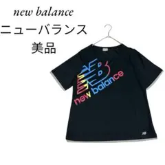 美品✨『new balanceニューバランス』半袖Tシャツ/ロゴ/o57