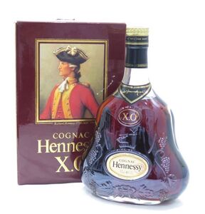 ①◆ブランデー◆Hennessy ヘネシー XO 金キャップ クリアボトル コニャック 40% 700ml 古酒 未開栓 長期保管品