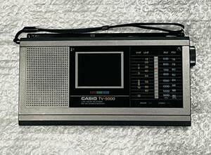 カシオ TV-5000 TV AM FM ラジオ CASIO
