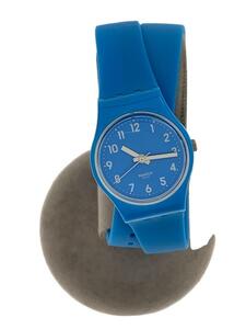 SWATCH◆クォーツ腕時計/アナログ/ラバー/BLU/BLU