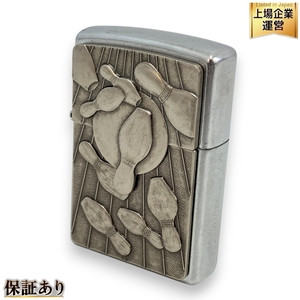 ZIPPO BOWLING 2001 K オイルライター ジッポ オイルライター コレクター 希少 中古 Z9571715