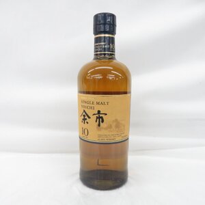 【未開栓】NIKKA ニッカ シングルモルト 余市 10年 ウイスキー 700ml 45％ 11765107 0121