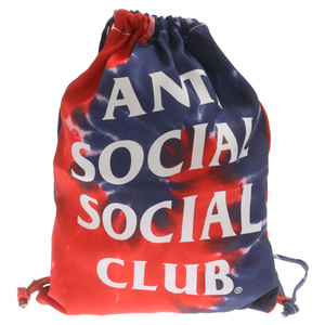 ANTI SOCIAL SOCIAL CLUB アンチソーシャルソーシャルクラブ ロゴプリント ナップザック タイダイバックパック マルチ