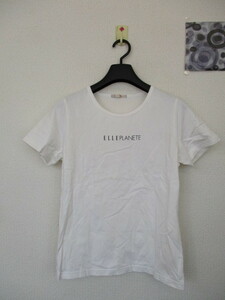 ★ELLE PLANETE 半袖 Tシャツ 白（４０）